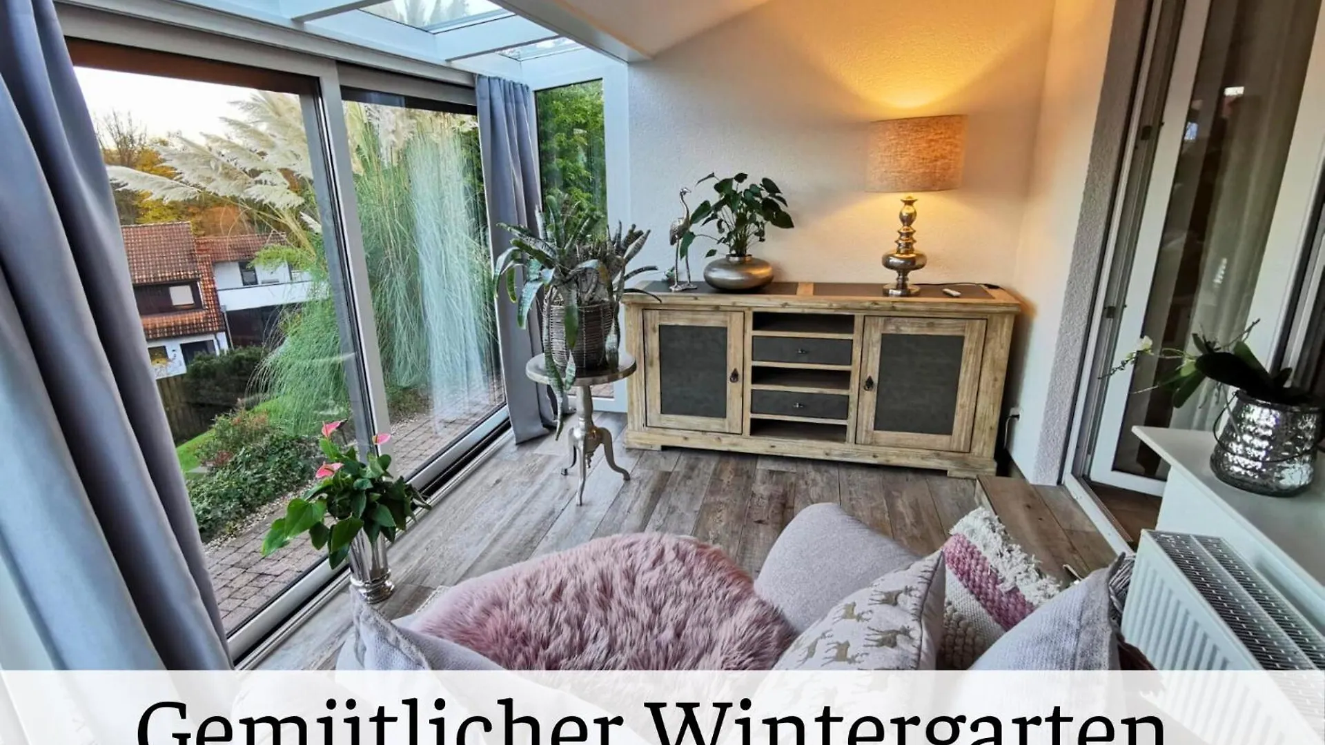 Ferienhaus Waldblick Mit Kamin, Wintergarten Und Terrasse Heimbuchenthal